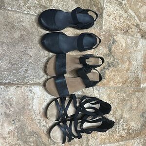 Three pair of ladies shoes